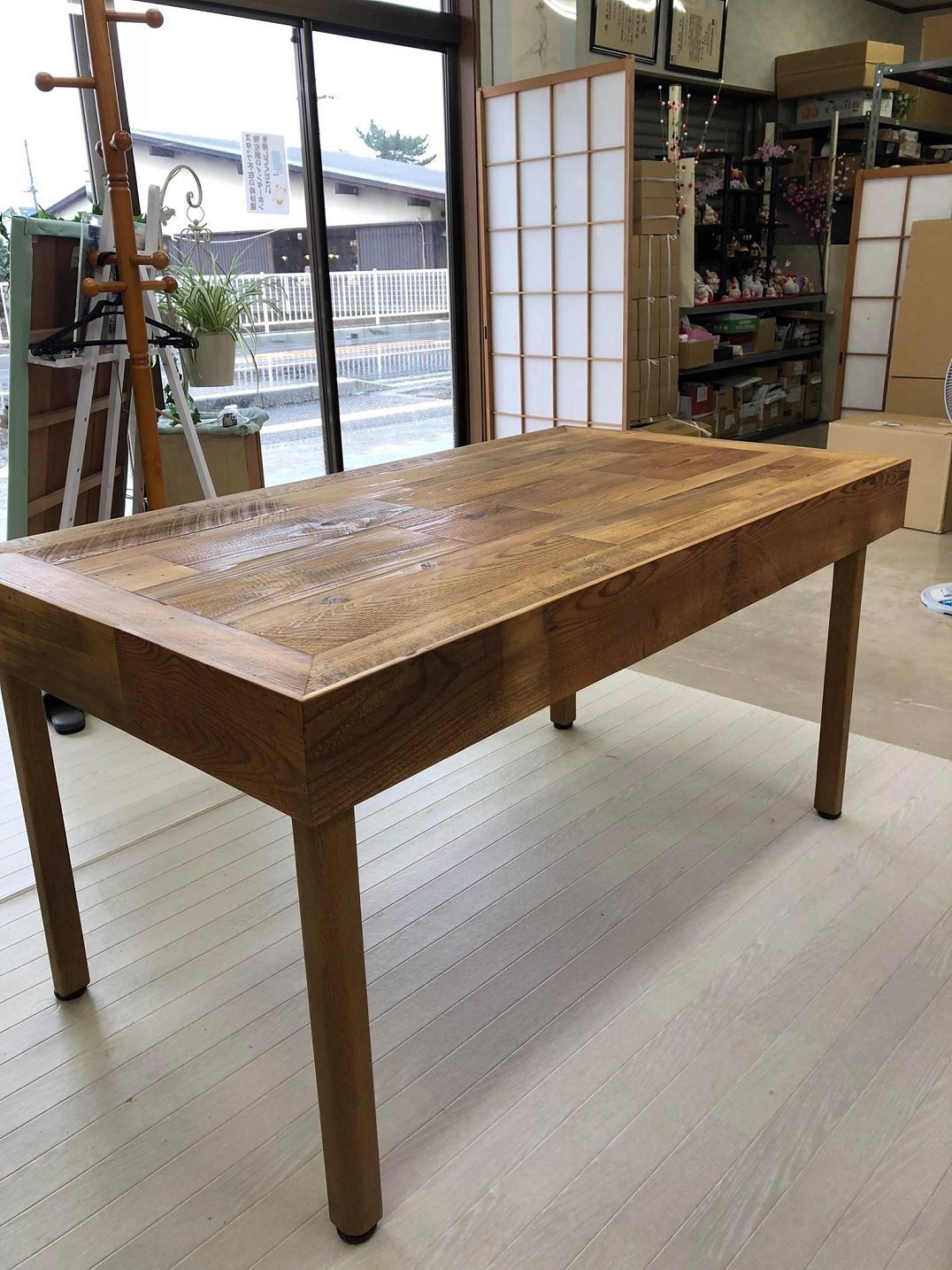 古材テーブル1