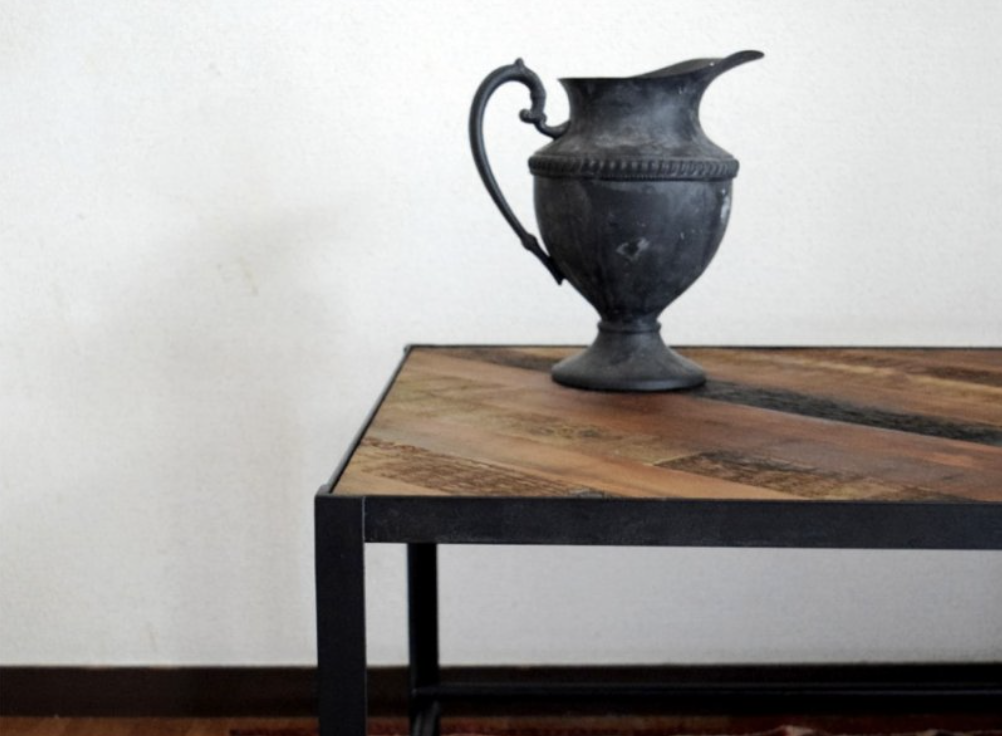 古材 ローテーブル1